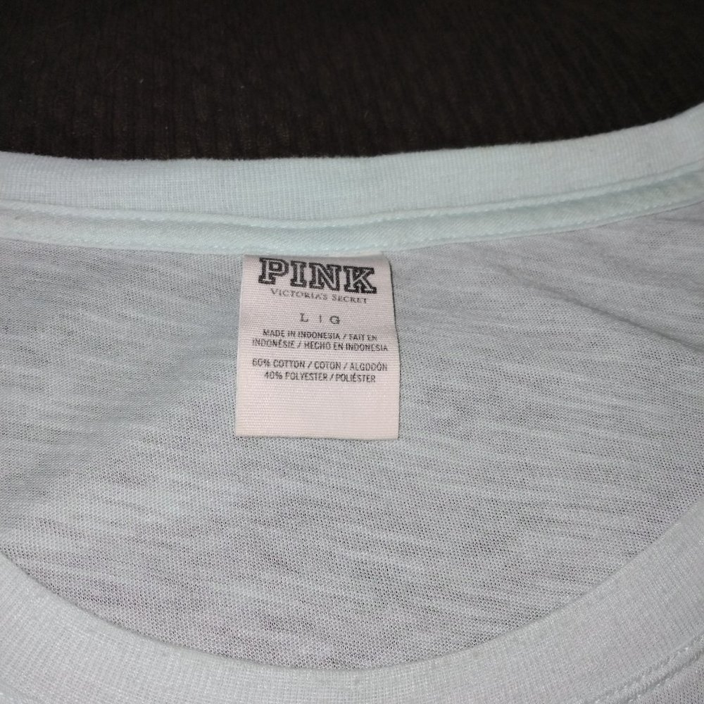 Pink Brand Mint/Blue Tee - Picture 2 of 2
